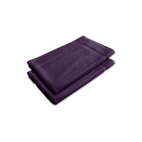 800GSM Set of 2 Cotton Bath Mat Plum - Magdasmall