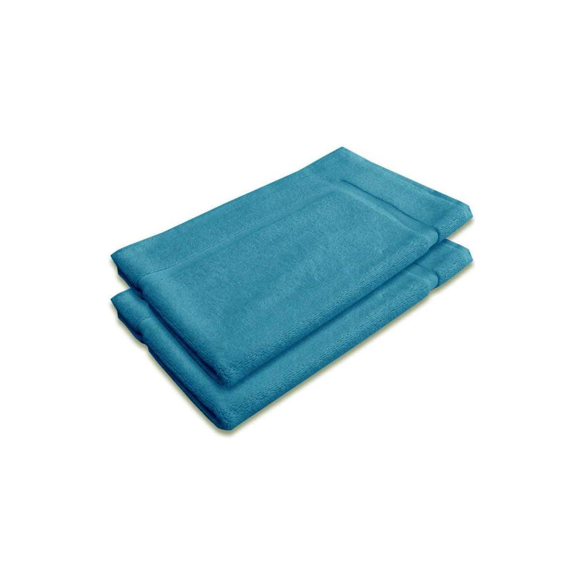 800GSM Set of 2 Cotton Bath Mat Sea - Magdasmall