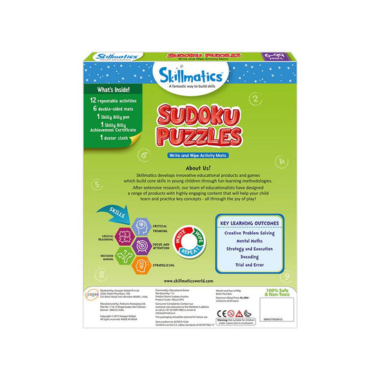 Skillmatics Sudoku Puzzles - Stimulate Child&