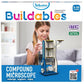 Skillmatics Buildables Compound Microscope - Kids Build This to Learn Refraction, Magnification and Magic of Lenses