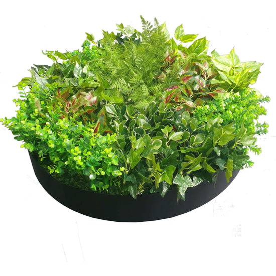 80cm Colour Splash Artificial Vertical Garden Wall Art Disc