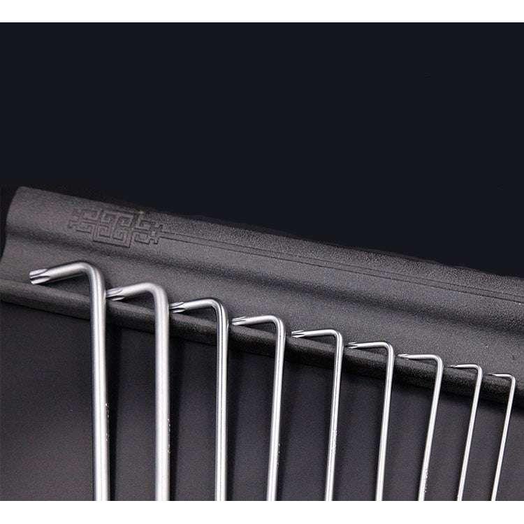 9 Pcs Torx Star Long Allen Key Set T10 T15 T20 T25 T27 T30 T40 T45 T50 - Magdasmall