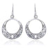 925 Silver Celtic Crescent Shaped Danglers - Magdasmall