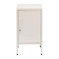 ArtissIn Bedside Table Metal Cabinet - MINI White