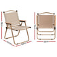 Gardeon Outdoor Camping Chairs Portable Folding Beach Chair Patio Furniture