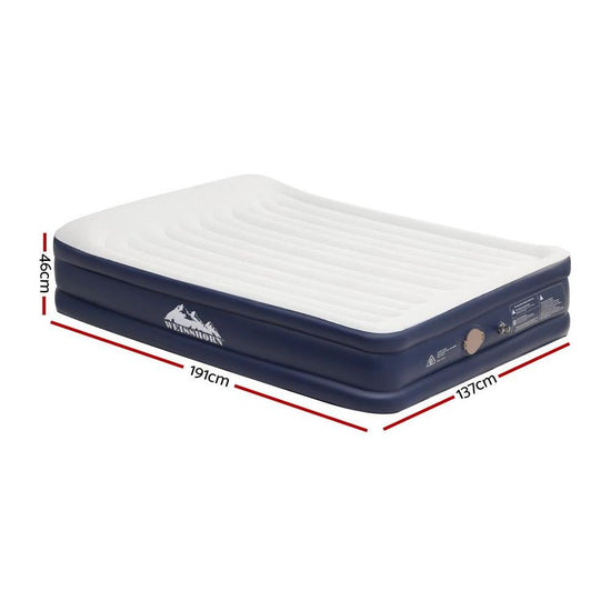 Weisshorn Air Mattress Double Inflatable Bed 46cm Air bed