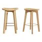 Artiss 2x Bar Stools Bamboo Rattan Stool Counter Chair Kitchen Barstools