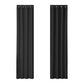 Artiss 2X Blockout Curtains Eyelet 140x230cm Black