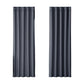 Artiss 2X Blockout Curtains Eyelet 180x213cm Charcoal