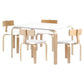 Keezi 5PCS Kids Table and Chairs Set Activity Toy Play Desk