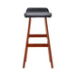 Artiss 2x Bar Stools Wooden Stool Black