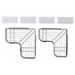 Cefito 2 Packs Bathroom Shelf Corner Storage Rack