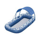 Bestway Inflatable Floating Float Lounger with Sunshade Canopy 1.98Mx1.12M Blue