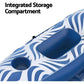 Bestway Inflatable Floating Float Lounger with Sunshade Canopy 1.98Mx1.12M Blue