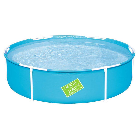 Bestway Kids Pool 152x38cm Round Steel Frame Swimming Pools Above Ground 580L