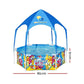 Bestway Kids Pool 183x51cm Steel Frame Swimming Play Pools Canopy 930L