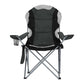 Weisshorn Camping Folding Chair Portable Outdoor Hiking Fishing Picnic Grey 2pcs