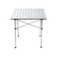 Weisshorn Folding Camping Table 70CM Roll Up Outdoor Picnic BBQ Aluminium Desk