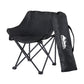 Weisshorn Folding Camping Moon Chair Portable Seat Weight Capacity 120KG Black
