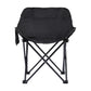 Weisshorn Folding Camping Moon Chair Portable Seat Weight Capacity 120KG Black