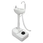 Weisshorn Camping Basin Portable Hand Wash Sink Stand 19L Capacity