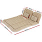 Weisshorn Car Mattress 175x130 Inflatable SUV Back Seat Camping Bed Beige