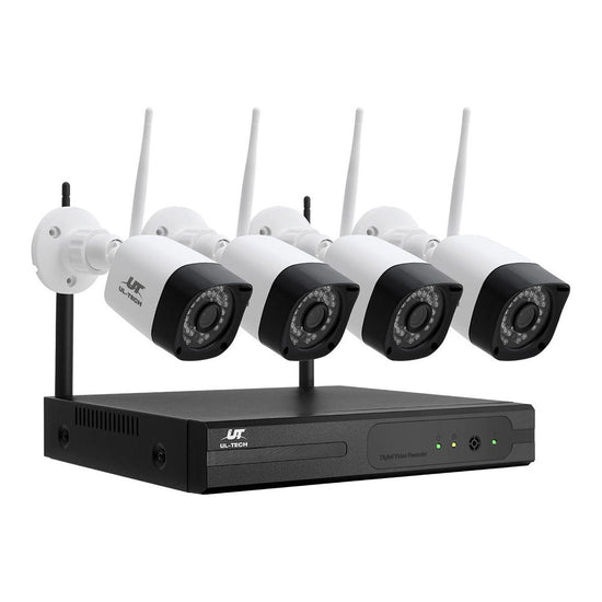 UL-tech 3MP Wireless CCTV 8CH 4 Square Camera