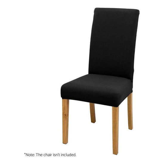 Artiss Dining Chair Covers 6x Slipcovers Spandex Stretch Banquet Wedding Black