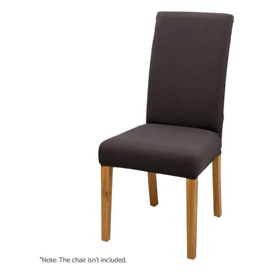 Artiss Dining Chair Covers 6x Slipcovers Spandex Stretch Banquet Party Dark Grey