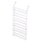 Artiss Shoe Rack 12-tier 24 Pairs Wall Mounted Metal Plastic Shoe Shleves White