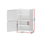 Artiss Shoe Rack DIY Set of 2 Storage Cube Stackable White