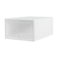 Artiss Shoe Box Set of 12 Storage Case Stackable Plastic Shoe Cabinet Cube White