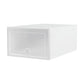 Artiss Shoe Box Set of 24 Storage Case Stackable Plastic Shoe Cabinet Cube White