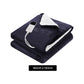 Giselle Electric Throw Rug Heated Blanket Fleece Charcoal