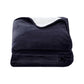 Giselle Electric Throw Rug Heated Blanket Fleece Charcoal