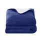 Giselle Electric Throw Rug Heated Blanket Washable Snuggle Flannel Winter Navy