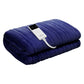 Giselle Bedding Electric Throw Blanket - Navy