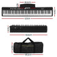 Alpha 88 Keys Foldable Electronic Piano Keyboard Digital Electric w/ Carry Bag