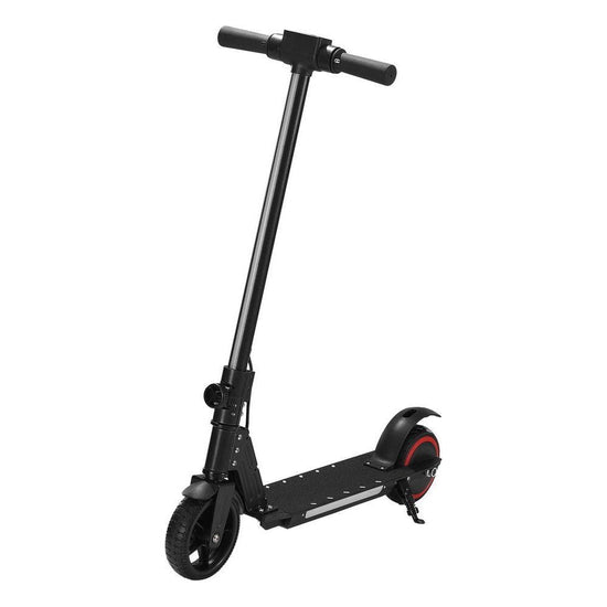 Electric Scooter 130W 16KM/H LED Light Folding Portable Riding Commuter Black