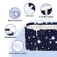 Weisshorn Foldable Bathtub PVC SPA Bucket Inflatable Cushion 114x62cm Star Navy