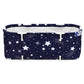 Weisshorn Foldable Bathtub PVC SPA Bucket Inflatable Cushion 134x65cm Star Navy