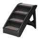 i.Pet Dog Ramp Steps For Bed Sofa Car Pet Stairs Ladder Portable Foldable Black