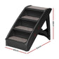 i.Pet Dog Ramp Steps For Bed Sofa Car Pet Stairs Ladder Portable Foldable Black