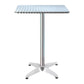 Gardeon Outdoor Bar Table Adjustable Aluminium Square 70/110cm