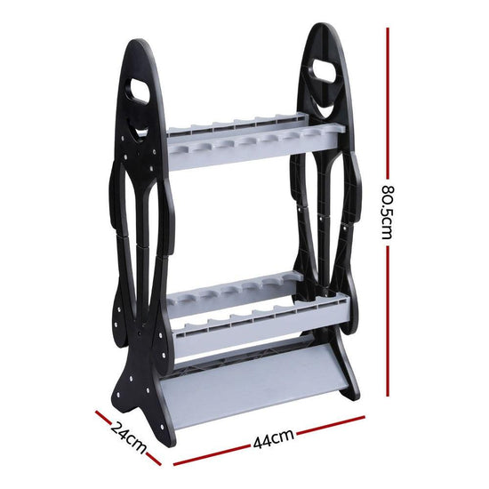 Seamanship Fishing Rod Holder 16 Storage Rack Fishing Pole Stand Garage Organizer Holds