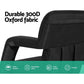 Artiss Lounge Sofa Bed With Armrest Heated Floor Recliner Futon Couch Folding Chair Cushion