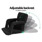 Artiss Lounge Sofa Bed With Armrest Heated Floor Recliner Futon Couch Folding Chair Cushion