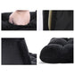 Artiss Lounge Sofa Bed Flannel Fabric Black