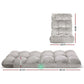 Artiss Lounge Sofa Bed Flannel Fabric Grey