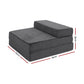 Giselle Bedding Foldable Mattress Folding Foam Bed Mat Single Grey